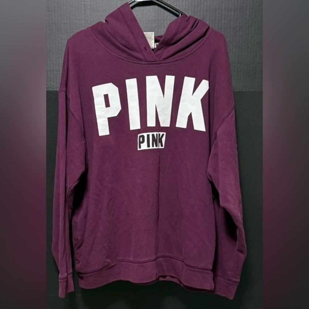 🫟PINK Victorias Secret Maroon Hoodie